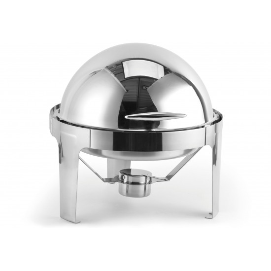 Biradlı Rolltop Yuvarlak Chafing Dish 6L GRV-3008