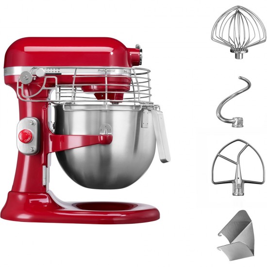 KitchenAid Profesyonel Stand Mikser, 6.9 L, Kırmızı