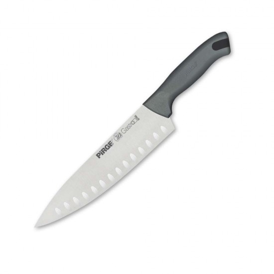 Pirge Gastro Şef Bıçağı Oluklu 23 cm Gri - 37166 