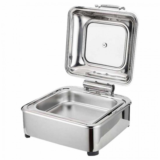 Epinox Chafing Dish Hidrolik Kapak Gömme 6 Lt 2/3  (CDH-6G) 